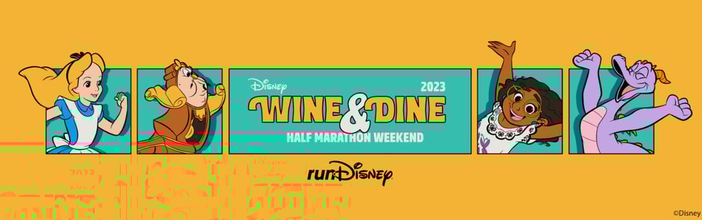 2023 runDisney Wine and Dine Half Marathon Race Weekend Course Maps