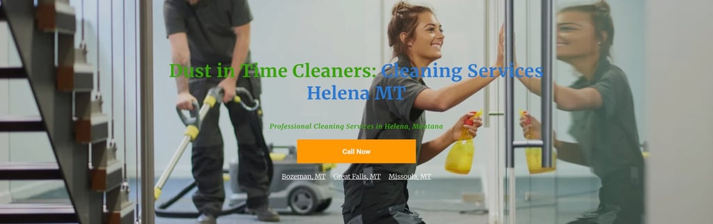 upholstery cleaning company Helena MT Dust in Time Cleaners