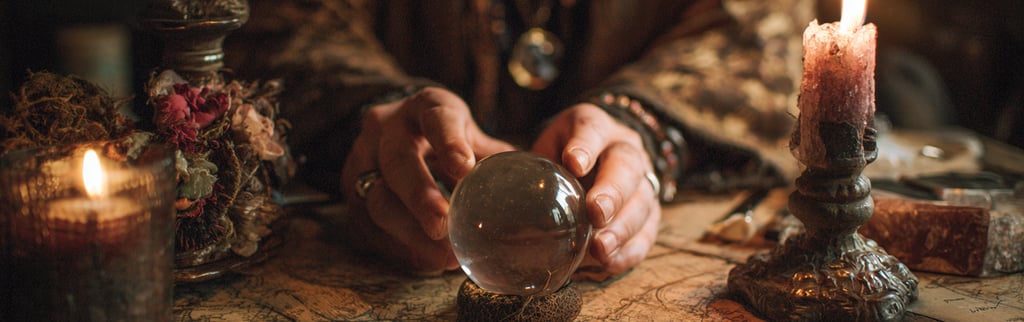 scrying with crystal ball
