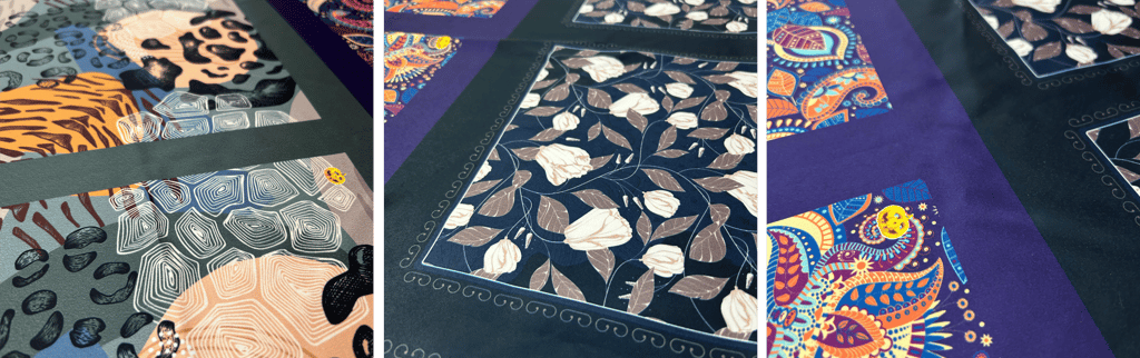 Custom Printed Pocket Squares designed by Print Zombies!