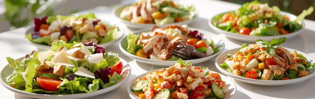 Fresh and healthy salad options at Tilli’s Restaurant Chicago