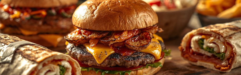 Burgers and sandwiches at Tilli’s Restaurant Chicago