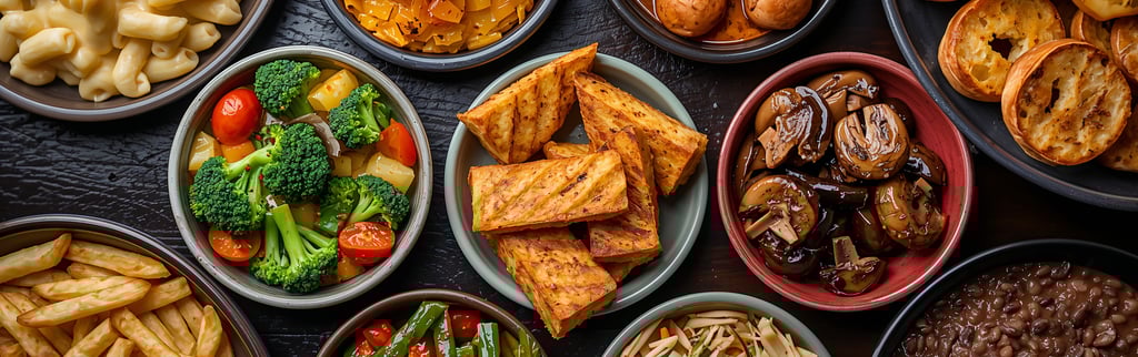 Variety of side dishes at Tilli’s Restaurant Chicago