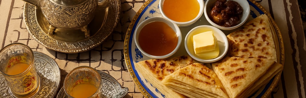 Moroccan flatbread authentic msemen