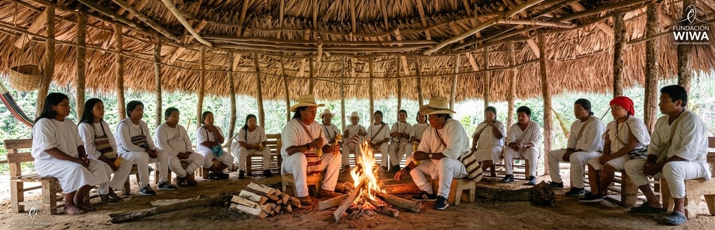 Donacion a los indigena wiwa 