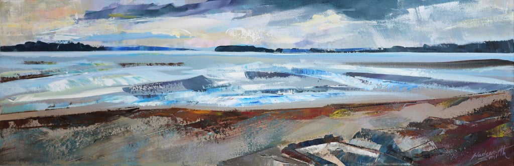 Soon There Will Be Snow - Painting by Sharon Wadsworth-Smith