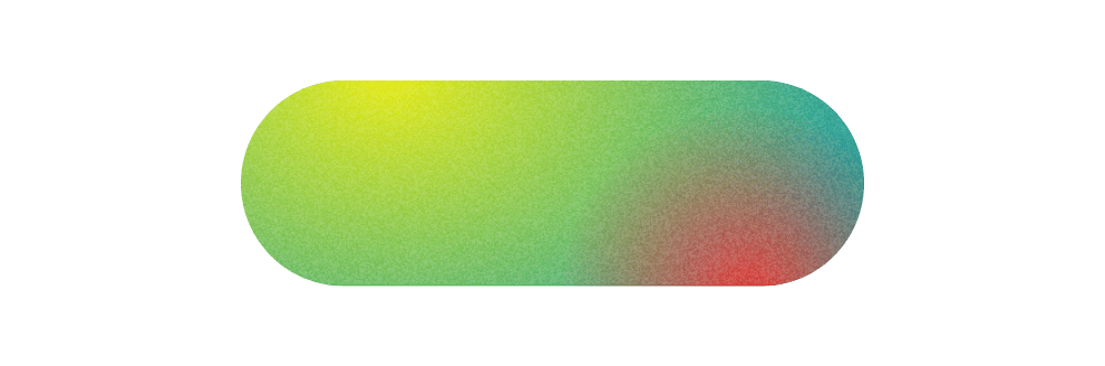 a colorful colored button on a black background