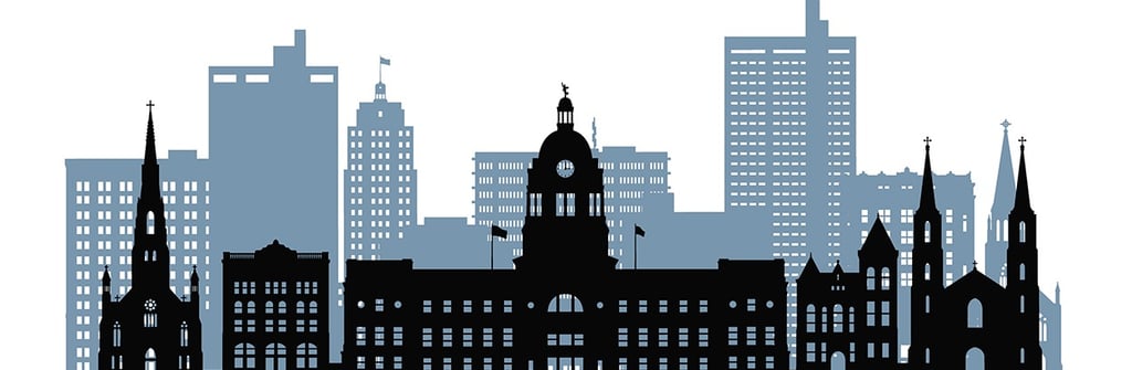 Fort Wayne Indiana skyline