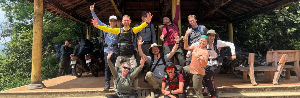 A photo before the jungle trek to Hang Son Doong Cave