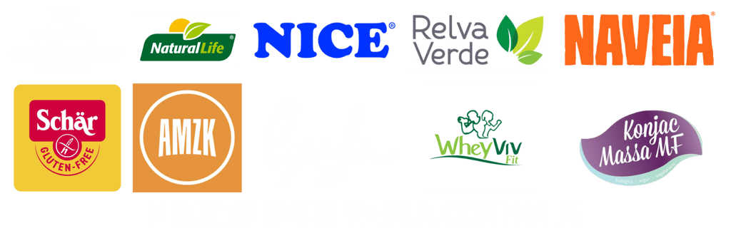 Banner com várias marcas de produtos