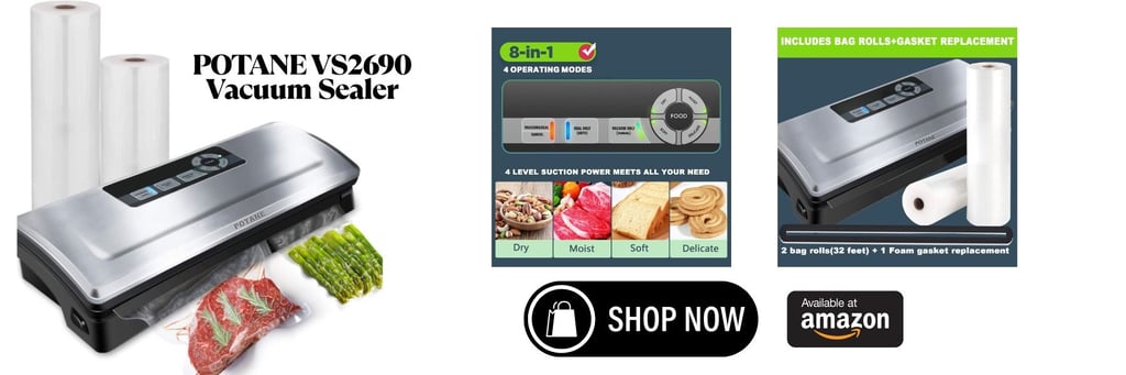 a vacuum food sealer