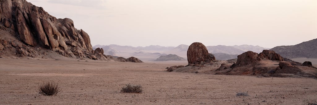 Arid Wilderness No.2 desert landscape, limited edition fine art print by Koos van der Lende
