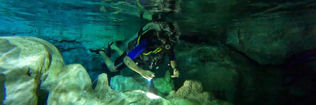 curso de buceo en cuevas