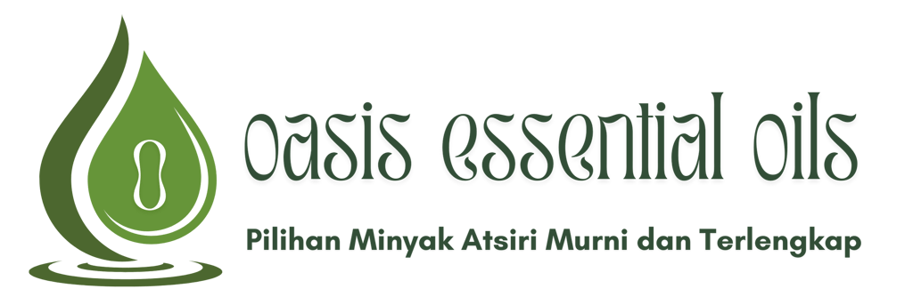 logo oasis essential oils pilihan minyak atsiri murni dan terlengkap