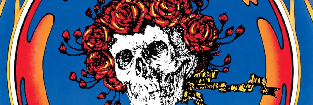 Grateful Dead Skull and Roses Logo