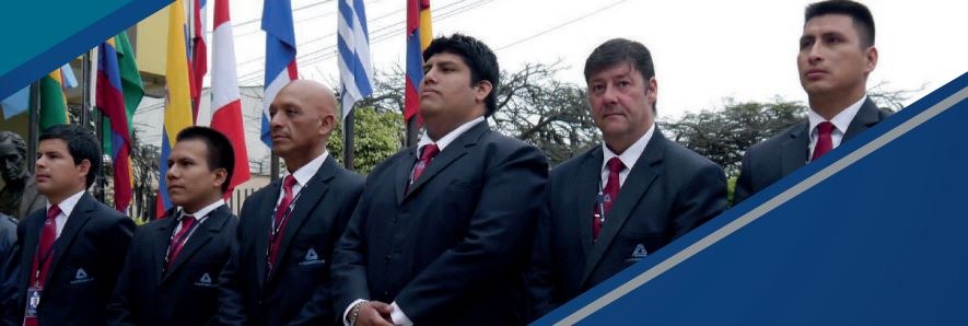 Agentes de Seguridad en terno