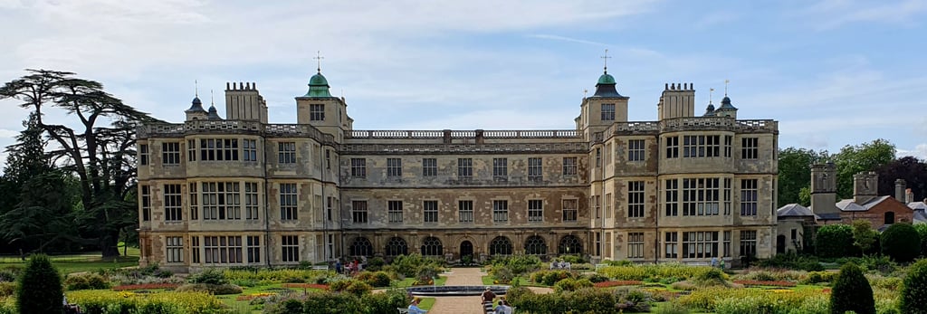 Audley End House, Cambridgeshire, rear view.