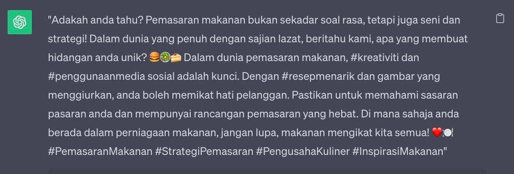 Chatgpt untuk pemasaran