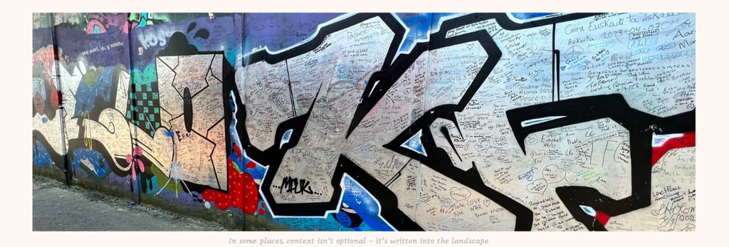 Peace Wall in Belfast, Ireland