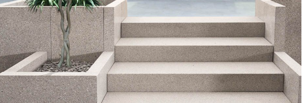 Poliruoto betono laiptai