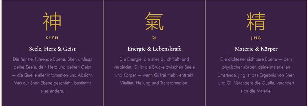 Shen Qi Jing — das universelle Gesetz des Lebens