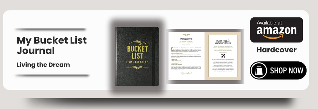 a book with a bookmark and a bookmark with the words, my bucket