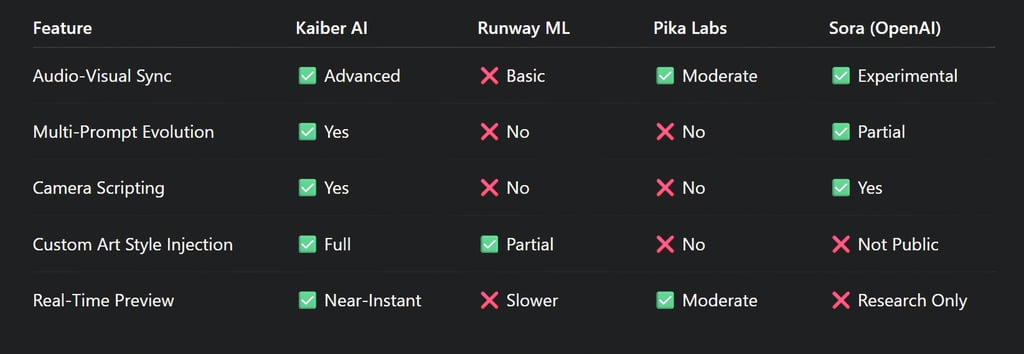 How Kaiber AI Stands Apart Technically