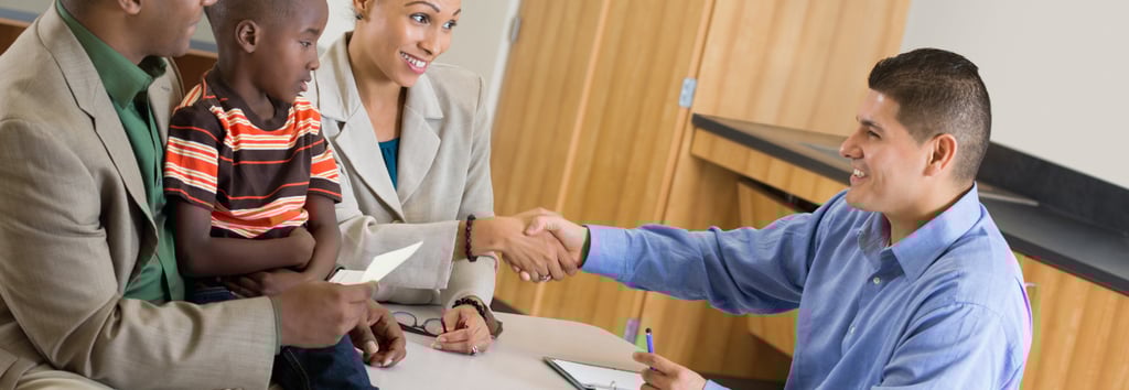 Parent supporting child through school advocacy journey