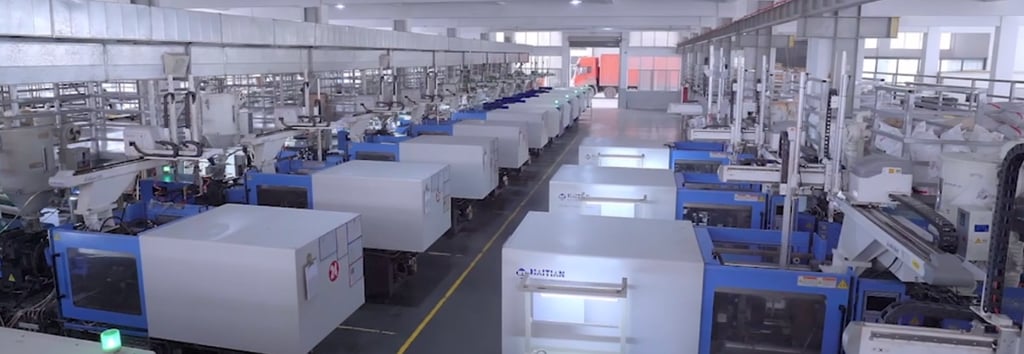 45 sets injection molding workshop