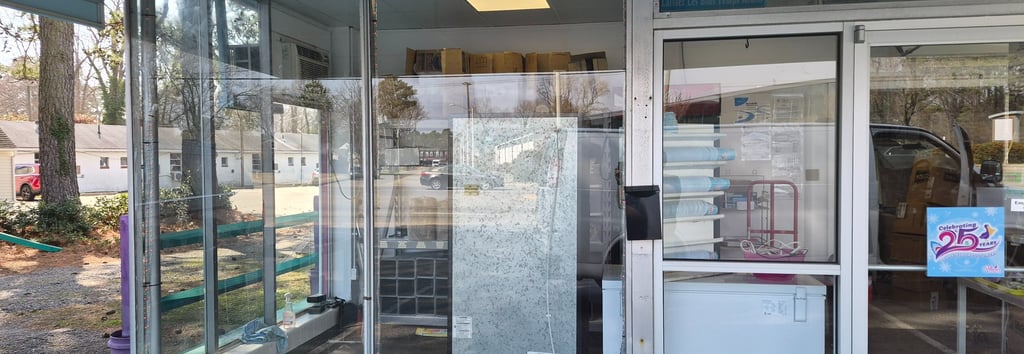storefront glass maintenance