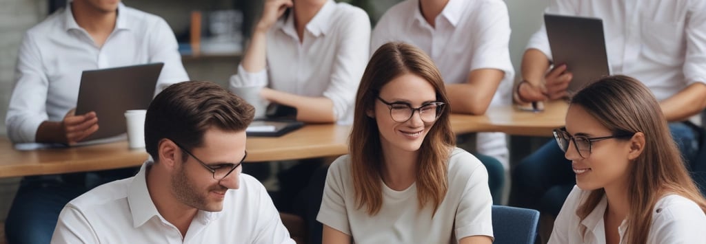 A calm workspace with a laptop open to a cloud system dashboard, surrounded by minimalistic decor.