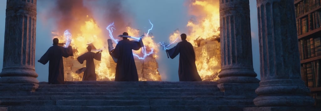 The burning of ancient libraries