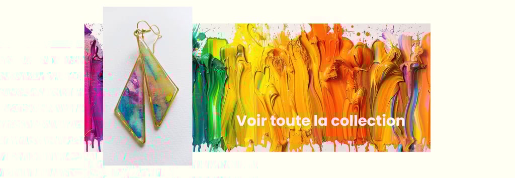 bijou aquarelle art fabrication française auvergne cadeau beauté