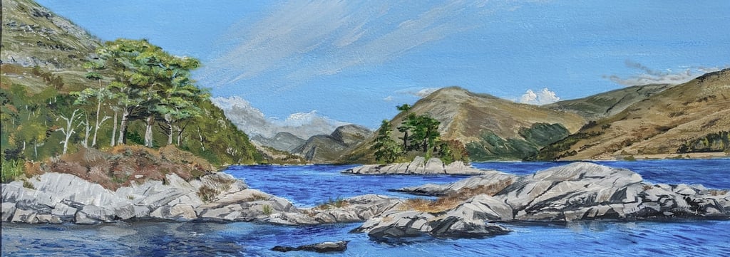 Loch Shiel, looking north towards Glenfinnan