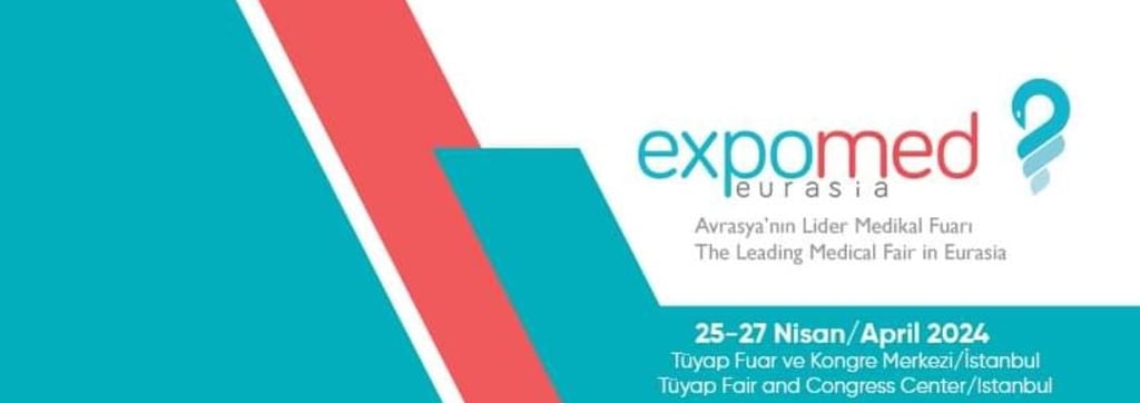 a banner with the words expomeded expo expo