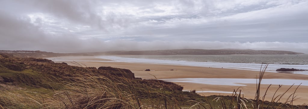 Godrevy beach dunes