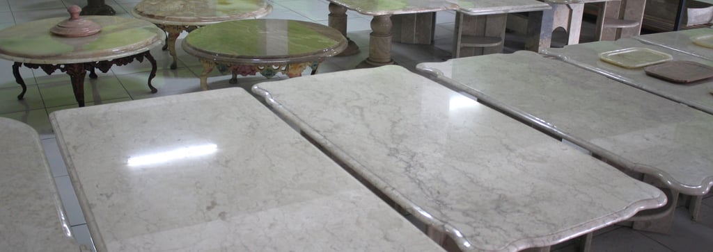 A touch of the earth, in every table. Explore Nussen Living Natural Stone Tables.