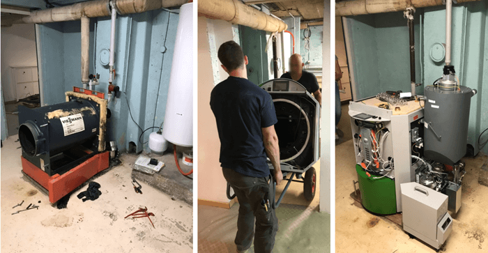 remplacement de chaudiere