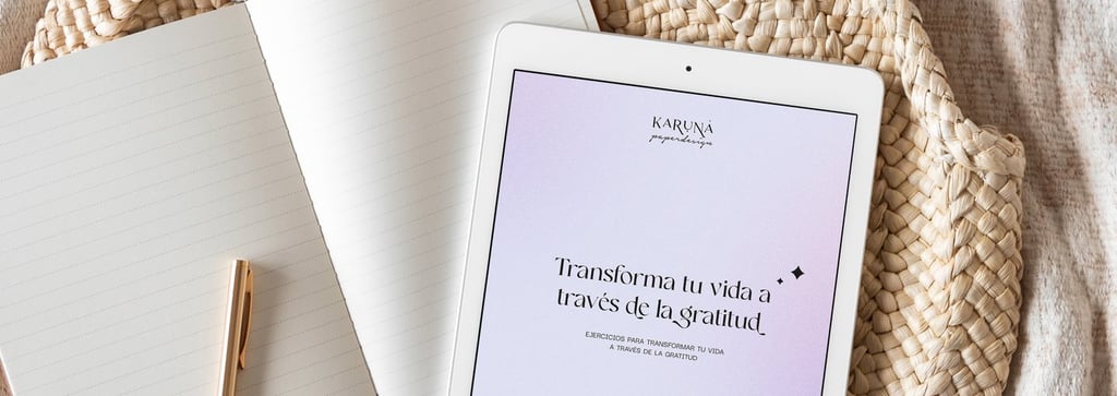 Conoce la esencia de nuestro proyecto: diarios de gratitud, cursos y herramientas para acompañarte en un camino de transforma
