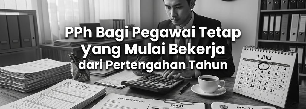 PPh Bagi Pegawai Tetap yang Mulai Bekerja dari Pertengahan Tahun