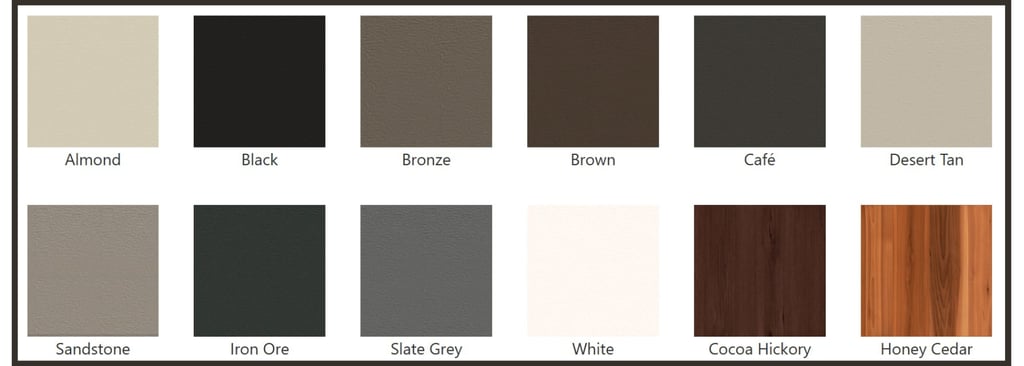 A collection of textured material swatches in neutral colors and wood grain finishes for interior design.