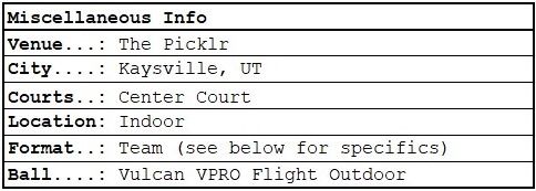 MLP Salt Lake City | Orlando Squeeze | Miscellaneous Information