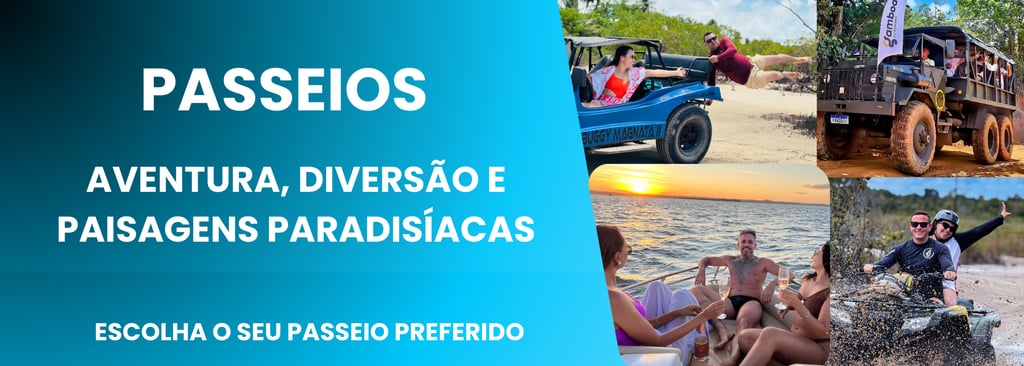 Conheça os passeios em Morro de São Paulo