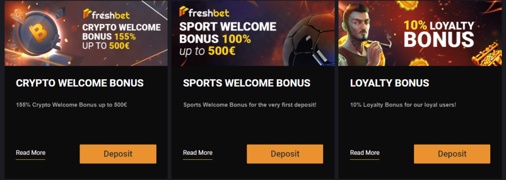 Freshbet promo codes