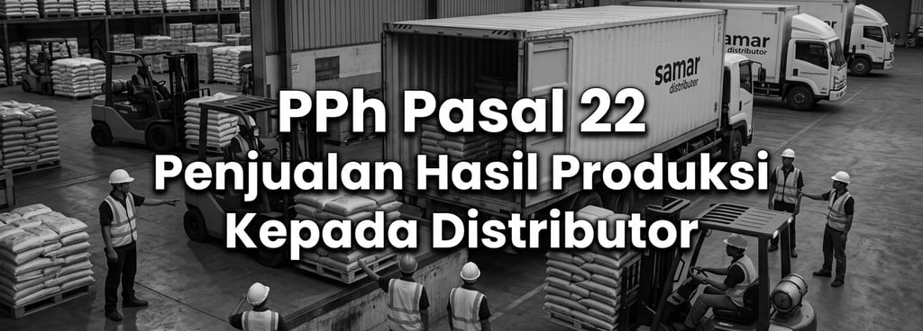 Pemungutan Pajak Penghasilan (PPh) Pasal 22 Atas Transaksi Penjualan Hasil Produksi