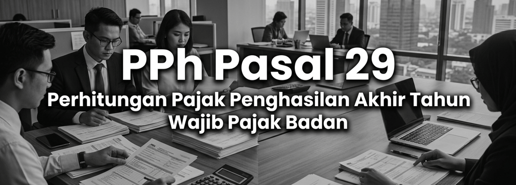 PPh Pasal 29 Perhitungan Pajak Penghasilan Akhir Tahun WP Badan