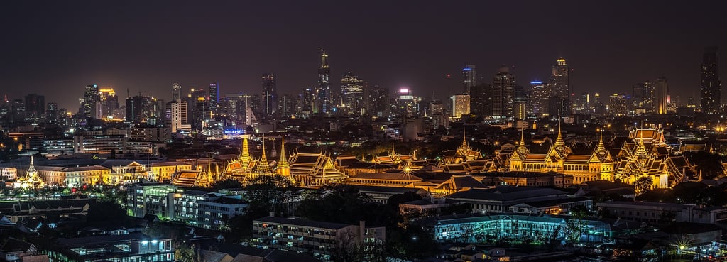 Photo de Bangkok en Thaïlande de nuit
