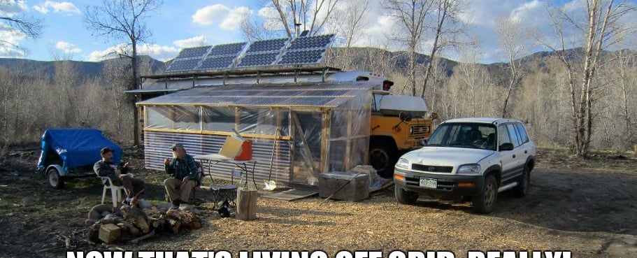 post-apocalyptic off the grid make-shift housing