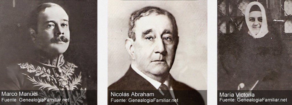 Marco Manuel Avellaneda, Nicolás Abraham Avellaneda y María Victoria Avellaneda