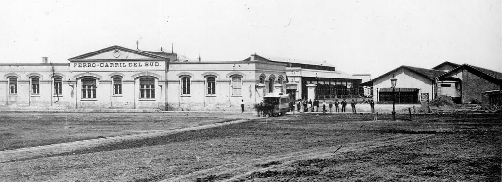 Estacion Plaza Constitucion 1865